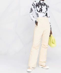 Fendi high-waisted straight-leg trousers