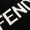 Fendi intarsia-knit logo scarf