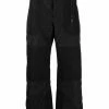 Fendi monogram-print panelled trousers