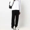 Fendi FF-logo side-stripe fleece joggers