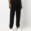 Fendi FF-logo side-stripe fleece joggers