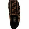 Fendi FF-print shearling slippers