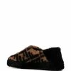 Fendi FF-print shearling slippers