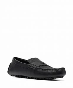 Fendi jacquard FF driver loafers