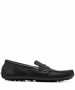 Fendi jacquard FF driver loafers
