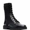 Buy π Fendi Multi panel lace up π₯Ύ boots of women π― 7 Fendi multi-panel lace-up boots