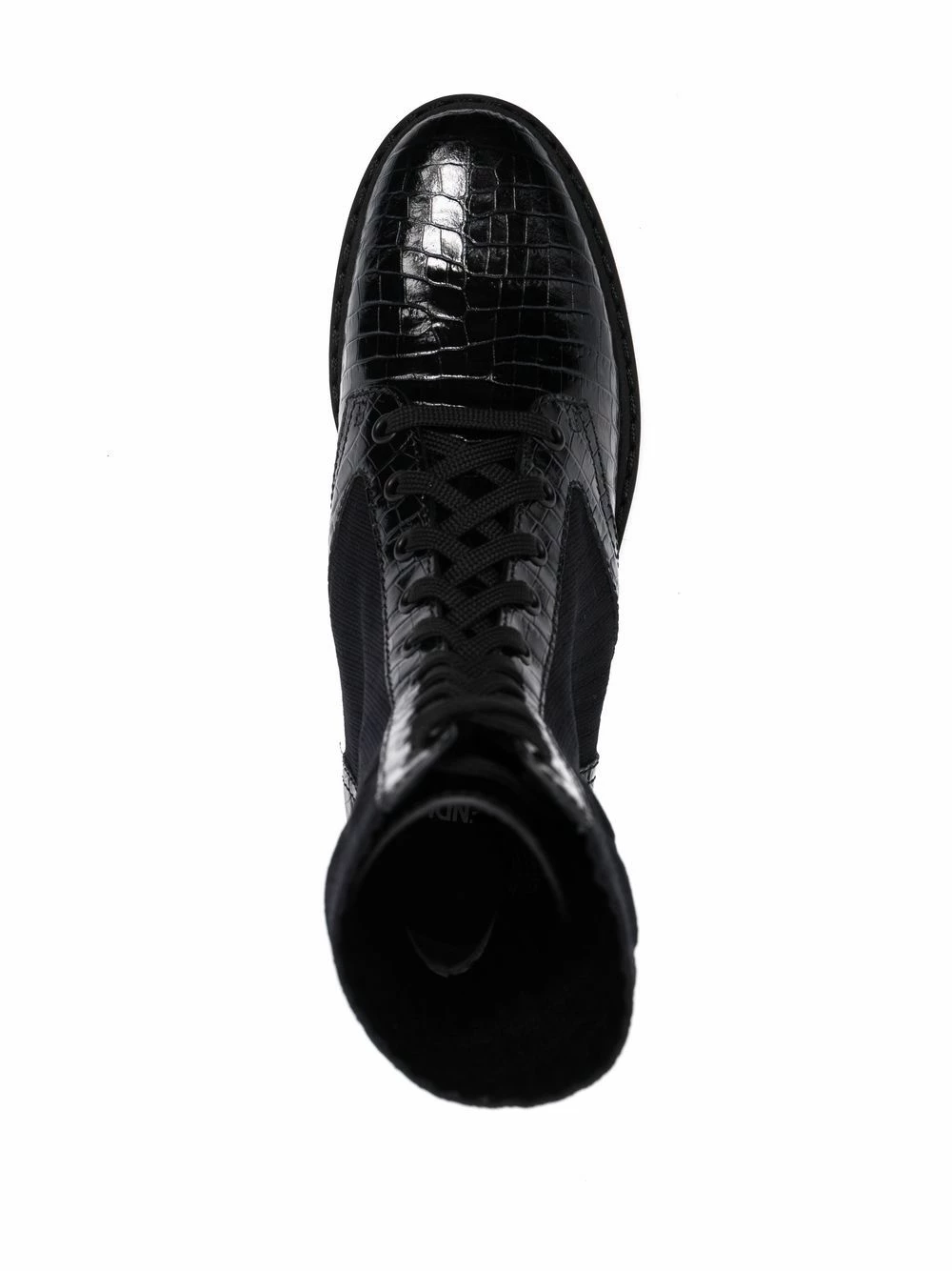 Buy π Fendi Multi panel lace up π₯Ύ boots of women π― 6 Fendi multi-panel lace-up boots