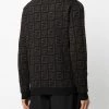 Budget π₯ Fendi FF logo intarsia knit wool jumper knitted sweaters of men π 10 Fendi FF-logo intarsia-knit wool jumper