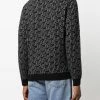 Fendi FF-logo intarsia-knit roll neck jumper