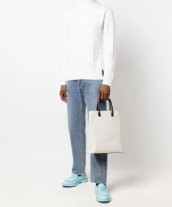 Fendi FF logo-detail crew neck jumper