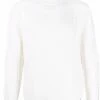 Fendi FF logo-detail crew neck jumper