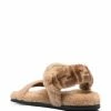 Fendi fur-design sandals