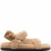 Fendi fur-design sandals