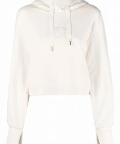 Fendi logo-print pullover hoodie