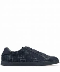 Fendi all-over logo panelled trainers
